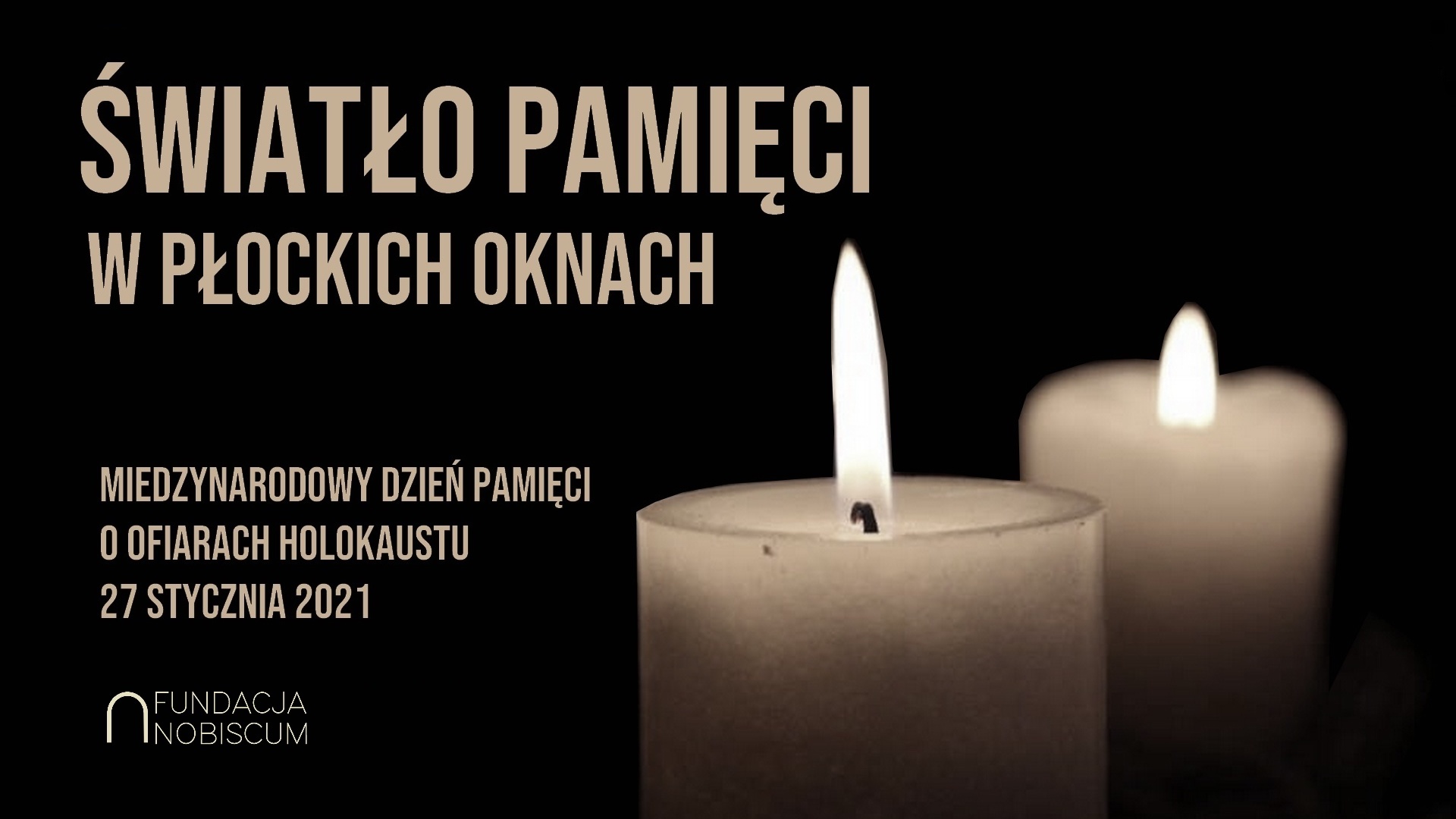 Światło Pamięci w płockich oknach