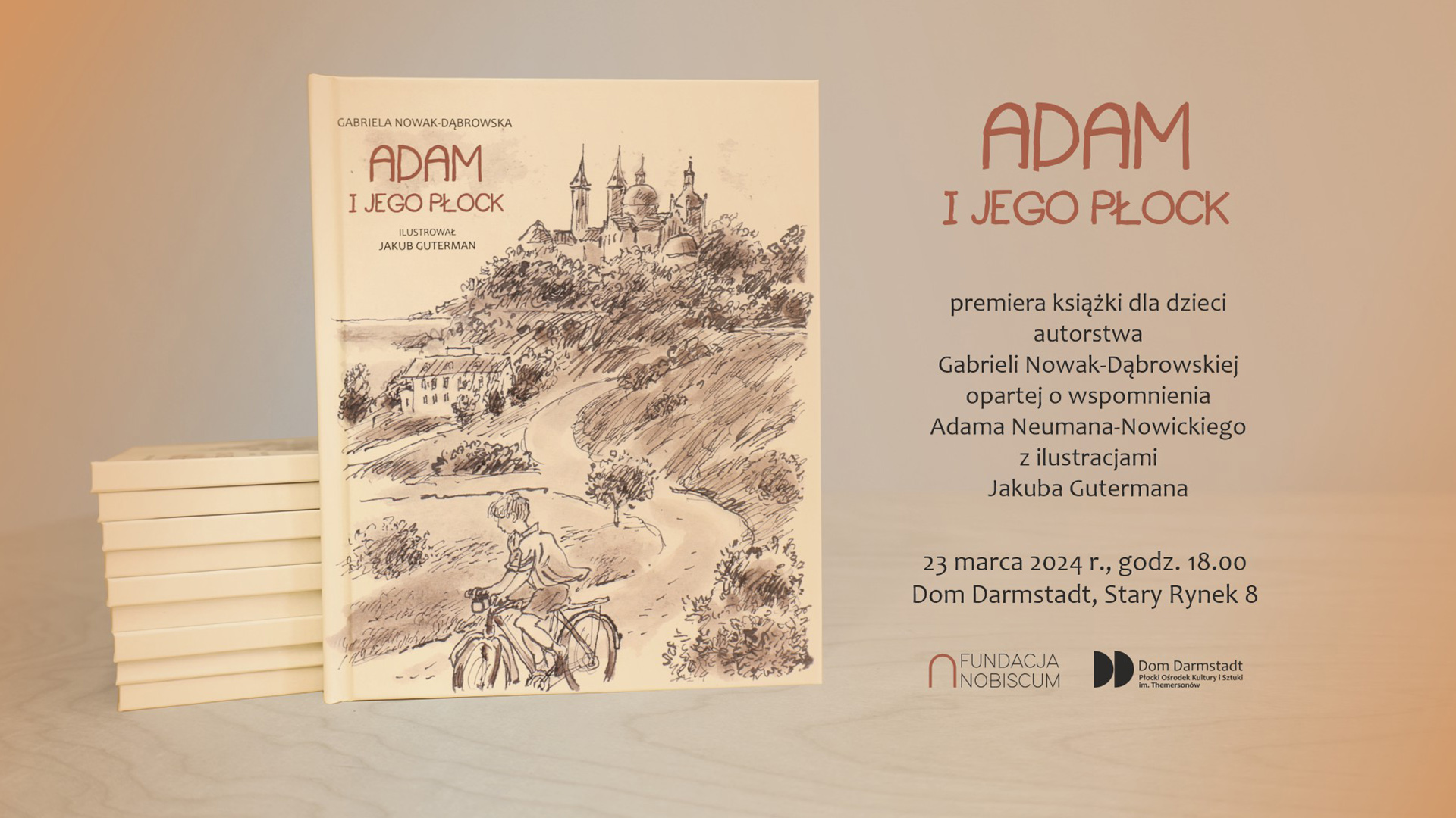 “Adam and his Płock” – premiere of the book on 23 March