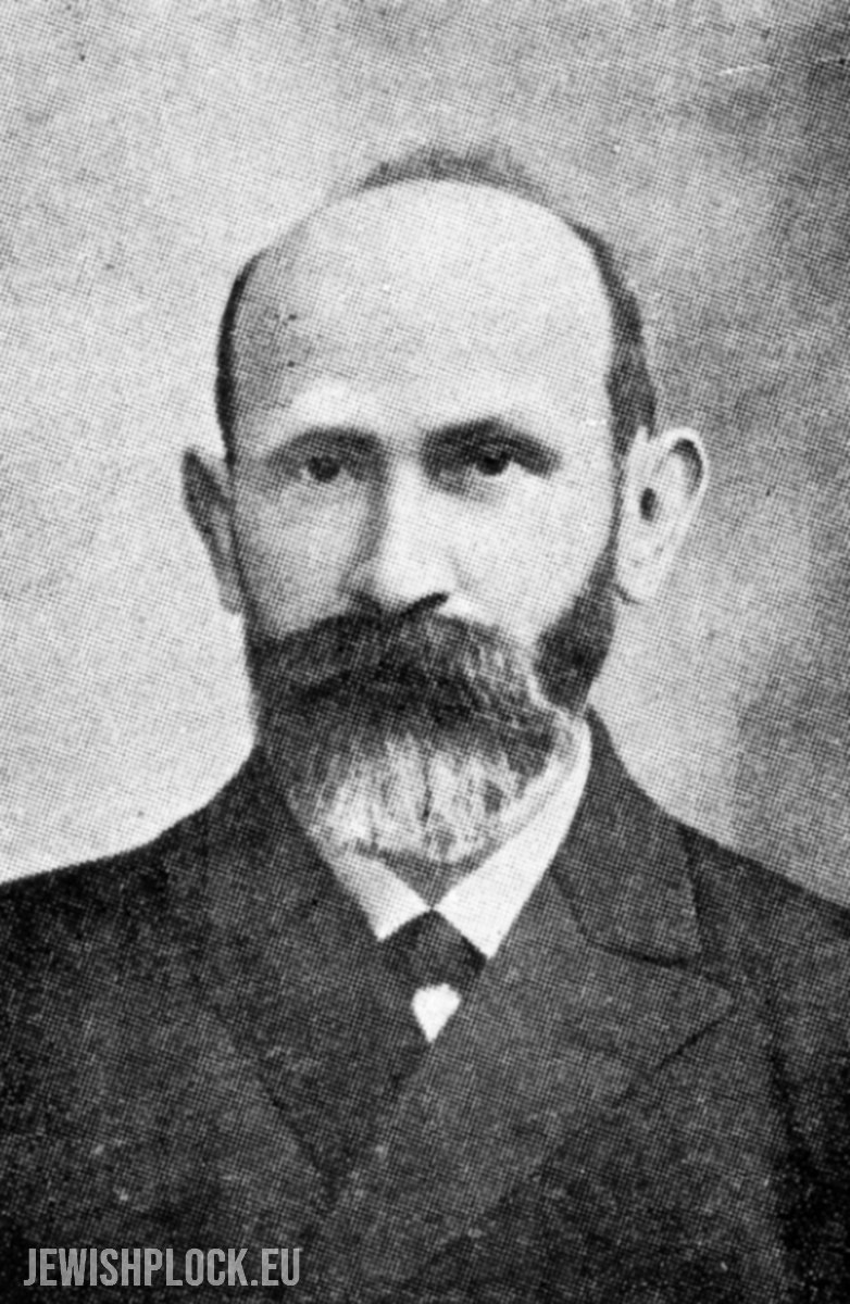 Aron Kohnsztam (źródło: "Plotzk (Płock). A History of an Ancient Jewish Community in Poland", red. Eliyahu Eisenberg)