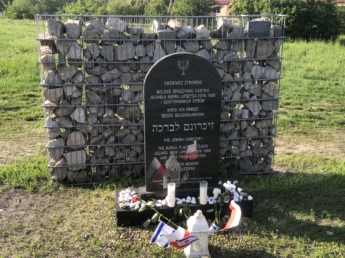 Upamiętniony cmentarz żydowski w Gostyninie / The Jewish cemetery in Gostynin