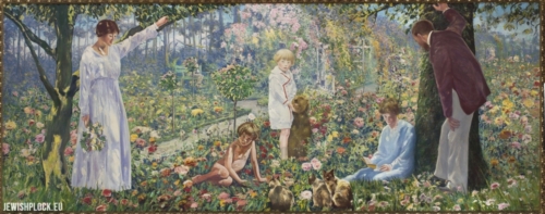 Leon Kaufman, Ogród de Louveciennes, olej, płótno, 1927 r., ze zbiorów Muzeum Narodowego w Warszawie