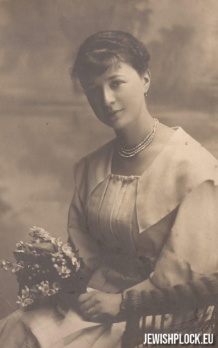 Eugenia Szenwic, córka Izydora i Róży, 1917 rok (fotografia ze zbiorów prywatnych Zofii Perzyńskiej)