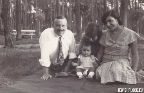 Wilhelm Szenwic z żoną Eugenią z Ettingerów oraz córką Iwoną Klarą, 1930 rok (fotografia ze zbiorów prywatnych Jenny Grabowski)