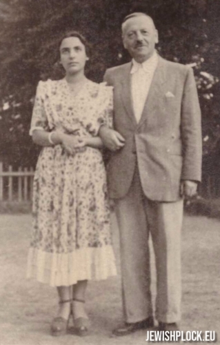 Wilhelm Szenwic z córką Iwona Klarą, ok. 1950 roku (fotografia ze zbiorów prywatnych Jenny Grabowski)