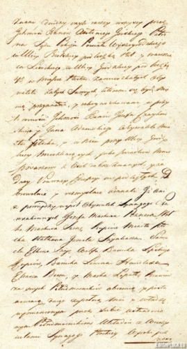 Akt notarialny sporządzony dnia 6 maja 1812 roku przez Kazimierza Świerzyńskiego zawierający nazwiska 133 ojców rodzin żydowskich w Płocku (źródło: Archiwum Państwowe w Płocku, Kancelaria Pisarzy Aktowych w Płocku: Tomasza Gutkowskiego, Kazimierza Świerzyńskiego, Teodora Krajewskiego, Tadeusza Markowskiego, nr rep. 180/1812)